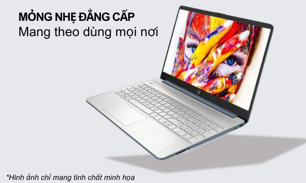 Laptop HP 15S-FQ5146TU i7-1255U/8GB/512GB/Win11 7C0R9PA - Linh hoạt mang theo mọi nơi
