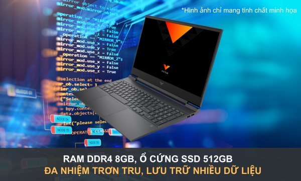 Laptop HP Victus Gaming 16-E0168AX R7-5800H/8GB/512GB/Win11 4R0U6PA