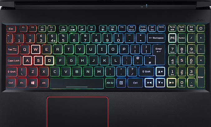 Laptop Acer Nitro 5 AN515-55-72P6 - Bàn phím
