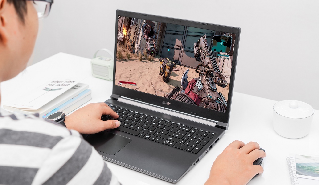 Laptop Acer Aspire 7 A715-41G-R150 R7-3750H 15.6 inch NH.Q8SSV.004 - Hiệu năng mạnh mẽ