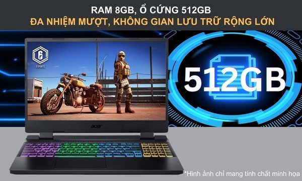 Laptop Acer Nitro 5 AN515-58-52SP i5-12500H/8GB/512GB/Win11 (NH.QFHSV.001)