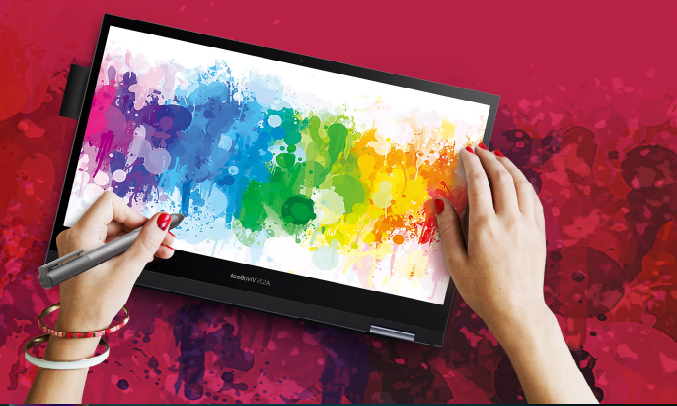 Laptop Asus Vivobook Flip 14 R3-4300U 14 inch TM420IA-EC155T - Bản lề 360 độ