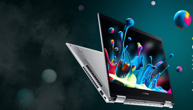 Laptop Asus VivoBook Flip TP470EA I3-1115G4/4GB/512GB/Win11 (EC346W)