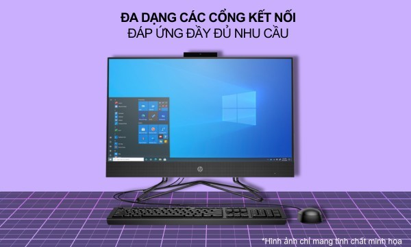 PC HP 205 Pro G8 R5-5500U/8GB/256GB/Win11 5R3F2PA Đa dạng các cổng kết nối