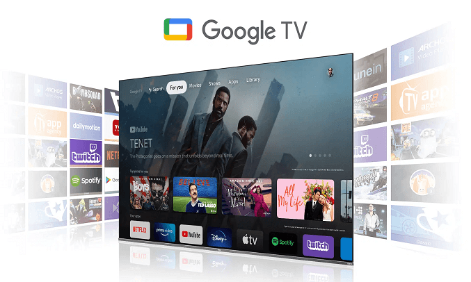 Google Tivi TCL 55 inch 55P638 - Hệ điều hành Google TV