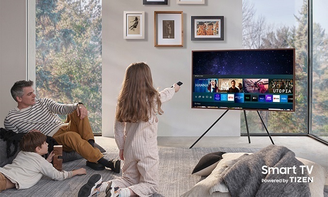 Smart Tivi The Frame QLED Samsung 4K 75 inch QA75LS03AAKXXV - Kho ứng dụng đa dạng