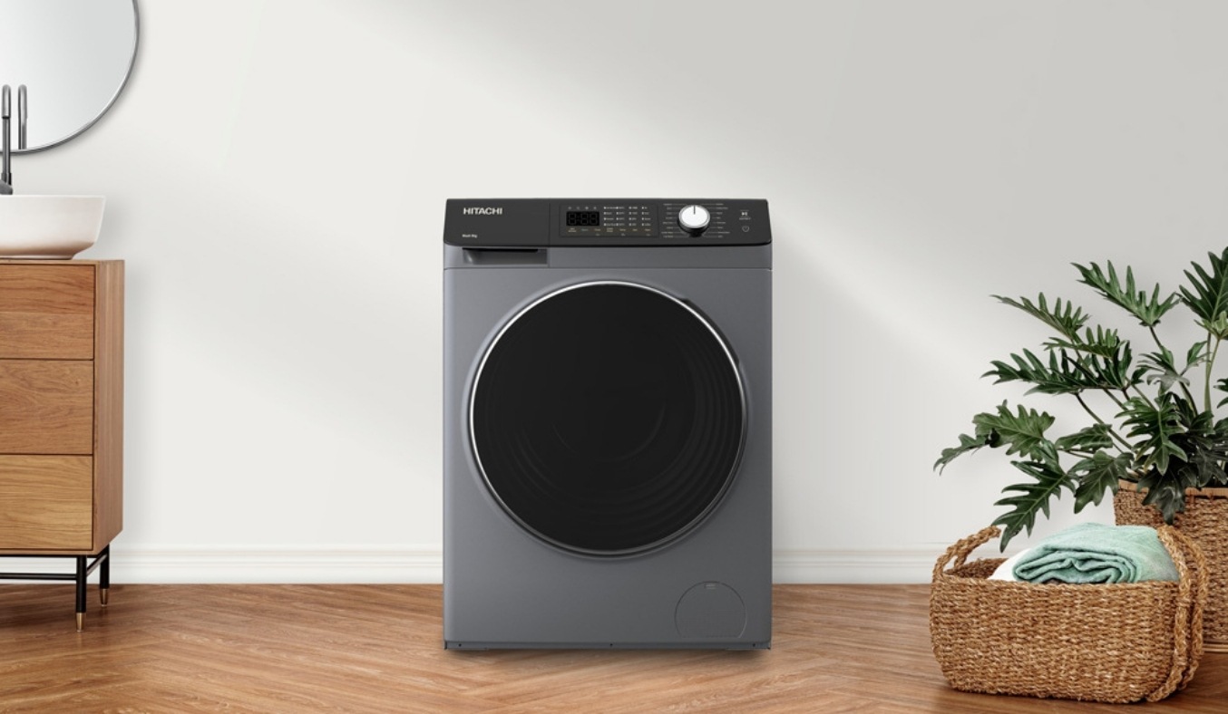 Máy giặt Hitachi Inverter 9.5 kg BD-954HVOS thiết kế sang trọng