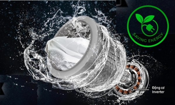 Máy giặt Samsung Inverter 24 kg WF24B9600KV/SV - Động cơ Digital Inverter tiết kiệm điện