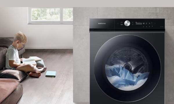 Máy giặt Samsung Inverter 24 kg WF24B9600KV/SV - Chống rung ồn với VRT Plus™