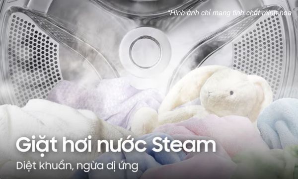 Máy giặt sấy Samsung Inverter Be Spoke 25/15 kg WD25DB8995BZSV