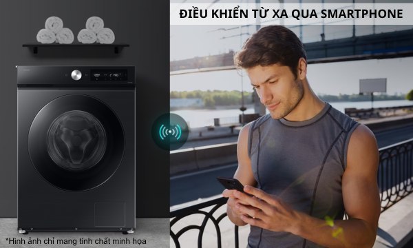 Máy giặt sấy Samsung Inverter WD12DB7B85GBSV 12/7kg