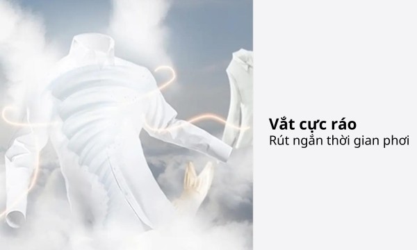 Máy giặt Aqua 9 kg AQW-S90CT.S Vắt siêu khô, tiết kiệm thời gian phơi