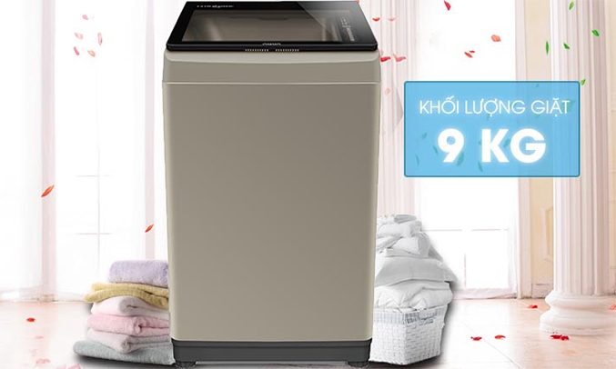 Máy giặt Aqua 9 kg AQW-W90CT (N) thiết kế đơn giản