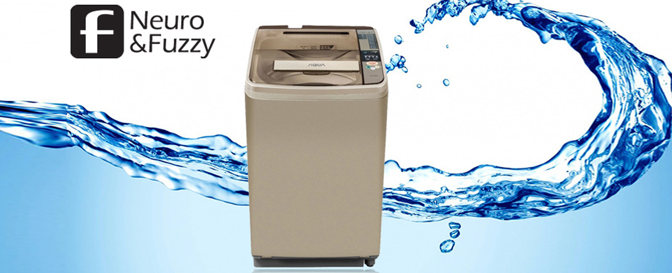 Máy giặt Aqua AQW-F800AT (N) thiết kế đơn giản, hiện đại