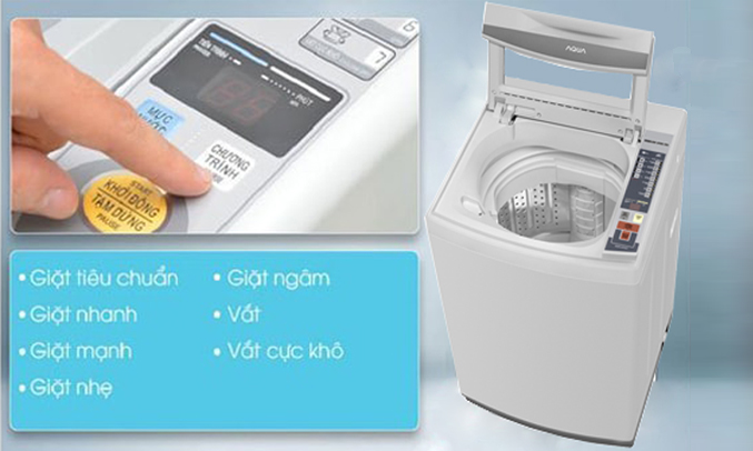 Máy giặt Aqua AQW-S70AT (H) nhiều chương trình giặt