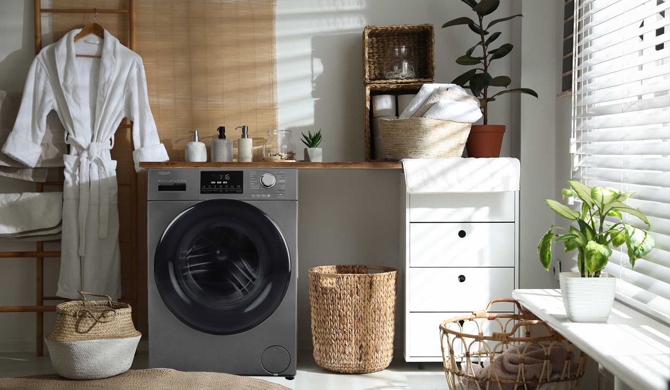 Máy giặt AQUA Inverter 9 Kg AQD-D900F.S
