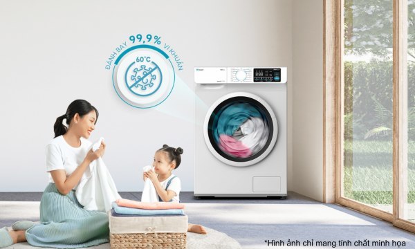 Máy giặt Casper Inverter 9.5 kg WF-95I140BWC