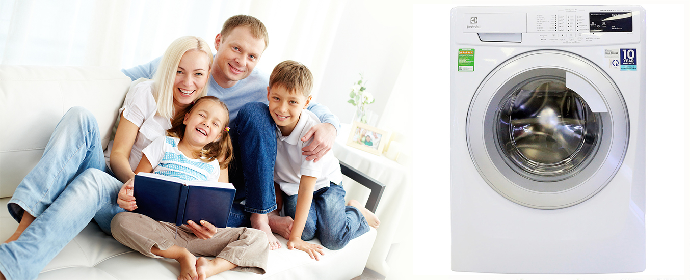 Máy giặt Electrolux EWF12944 thiết kế gọn gàng
