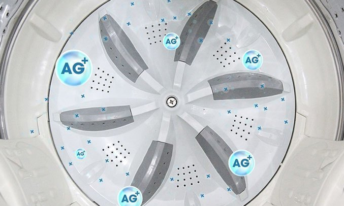 Máy giặt Aqua AQW-F800AT loại bỏ mọi vi khuẩn gây hại cho da