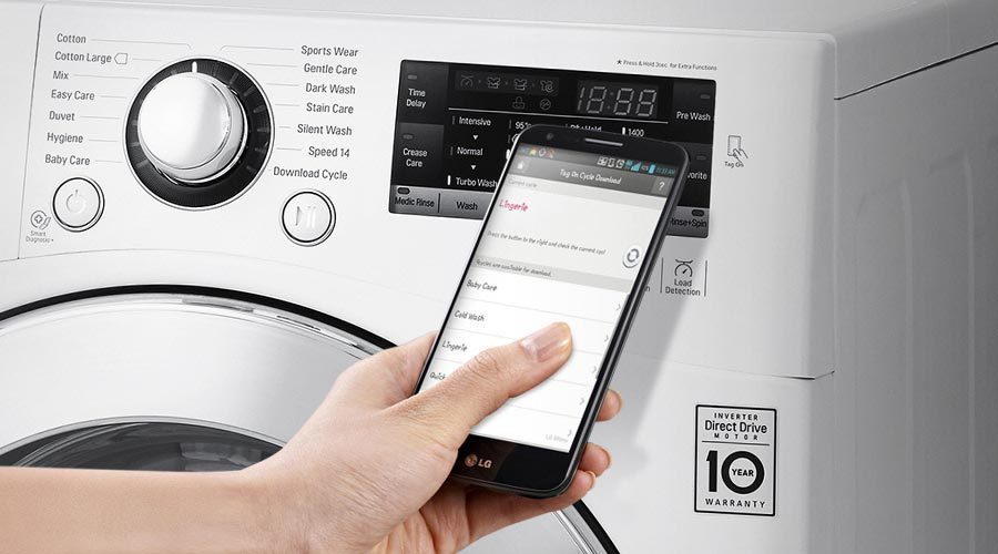 Máy giặt tiết kiệm điện. Máy giặt LG 9 kg F1409DPRW1