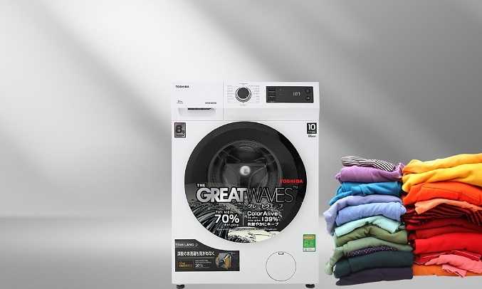Máy giặt Toshiba Inverter 8.5 kg TW-BH95S2V(WK) - Vắt cực khô