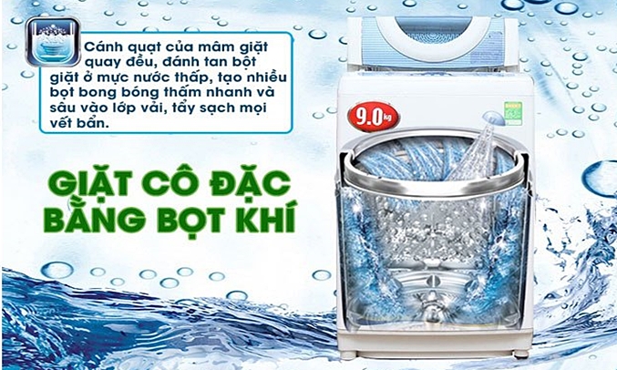 Máy giặt Toshiba AW-DC1005CV (WB) giặt sạch sâu 