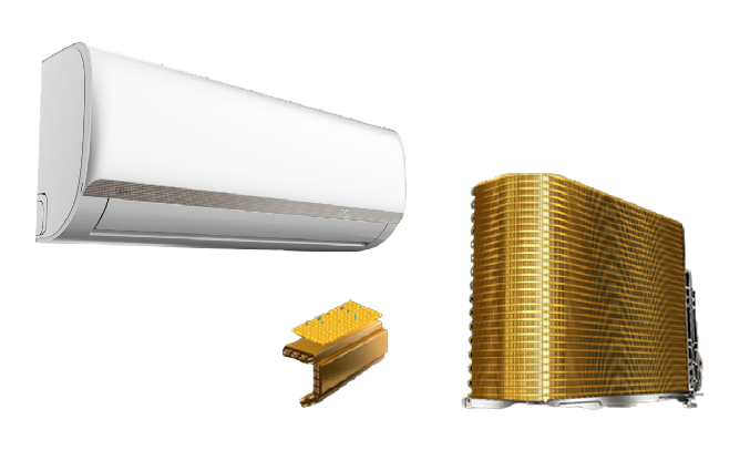 Máy lạnh Midea Inverter 2 HP MSAFC-18CRDN8 - Công nghệ tản nhiệt mạ vàng