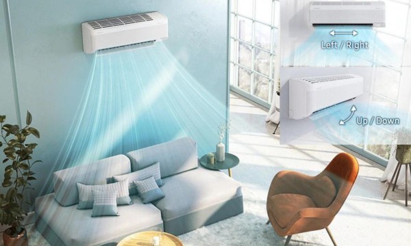 Máy lạnh Samsung Inverter 1.5 HP AR13DYHZAWKNSV - Cánh đảo gió 4 chiều