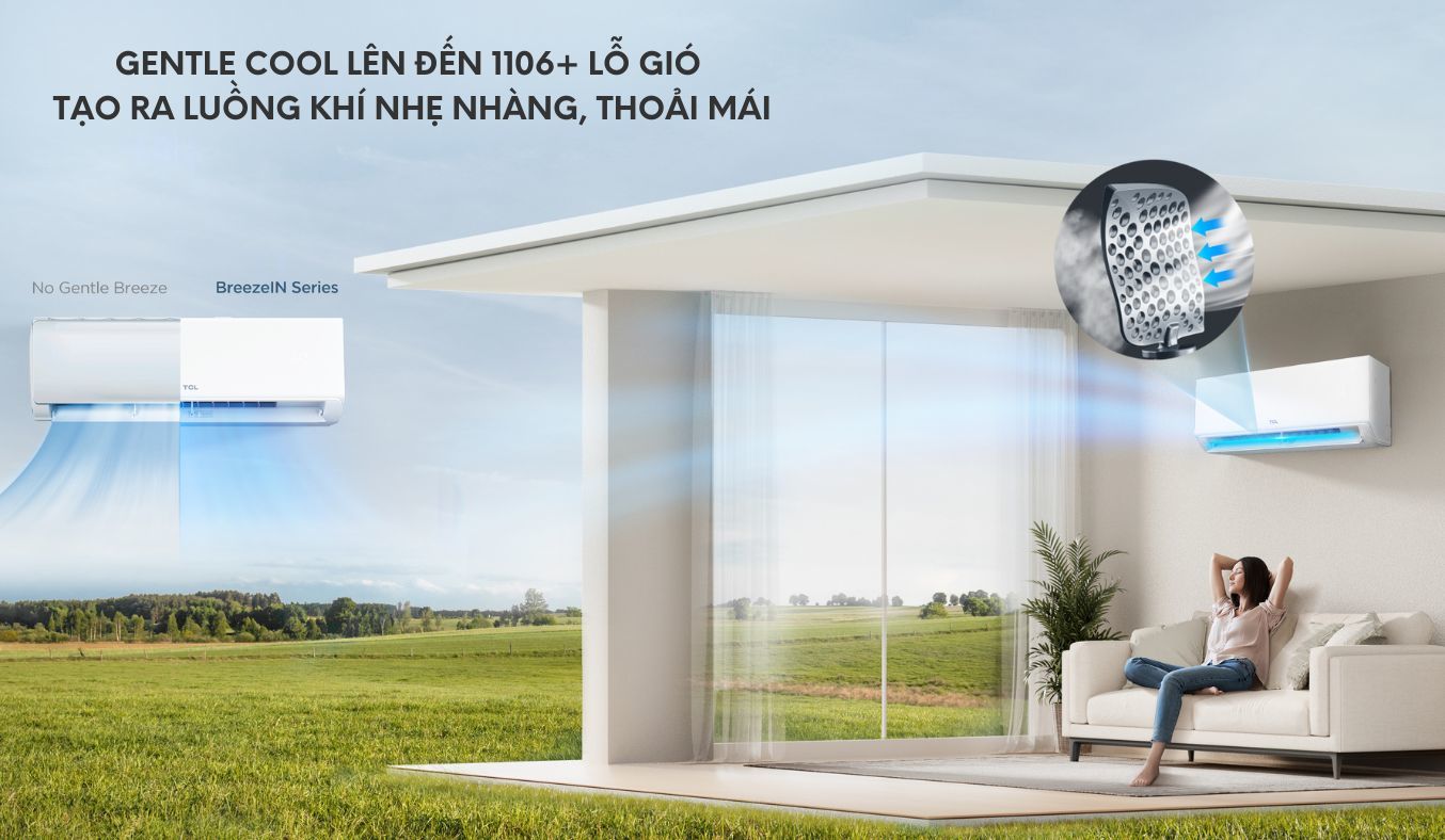 Máy lạnh TCL Inverter BreezeIN Pro