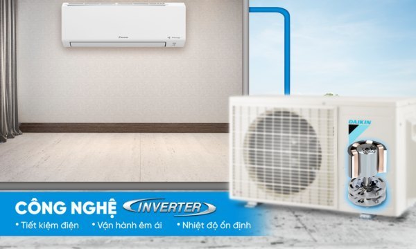 Máy lạnh Daikin Inverter 1.5 HP ATKB35YVMV/ARKB35YVMV - Công nghệ luồng gió Coanda thoải mái