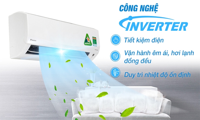 Máy lạnh Daikin FTHF35RAVMV/ RHF35RAVMV vận hành êm ái