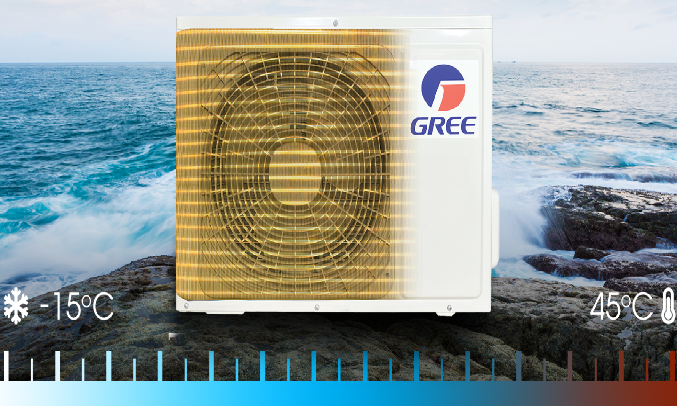 Máy lạnh Gree 1 HP GWC09KB-K6N0C4 - Công nghệ chống ăn mòn muối biển