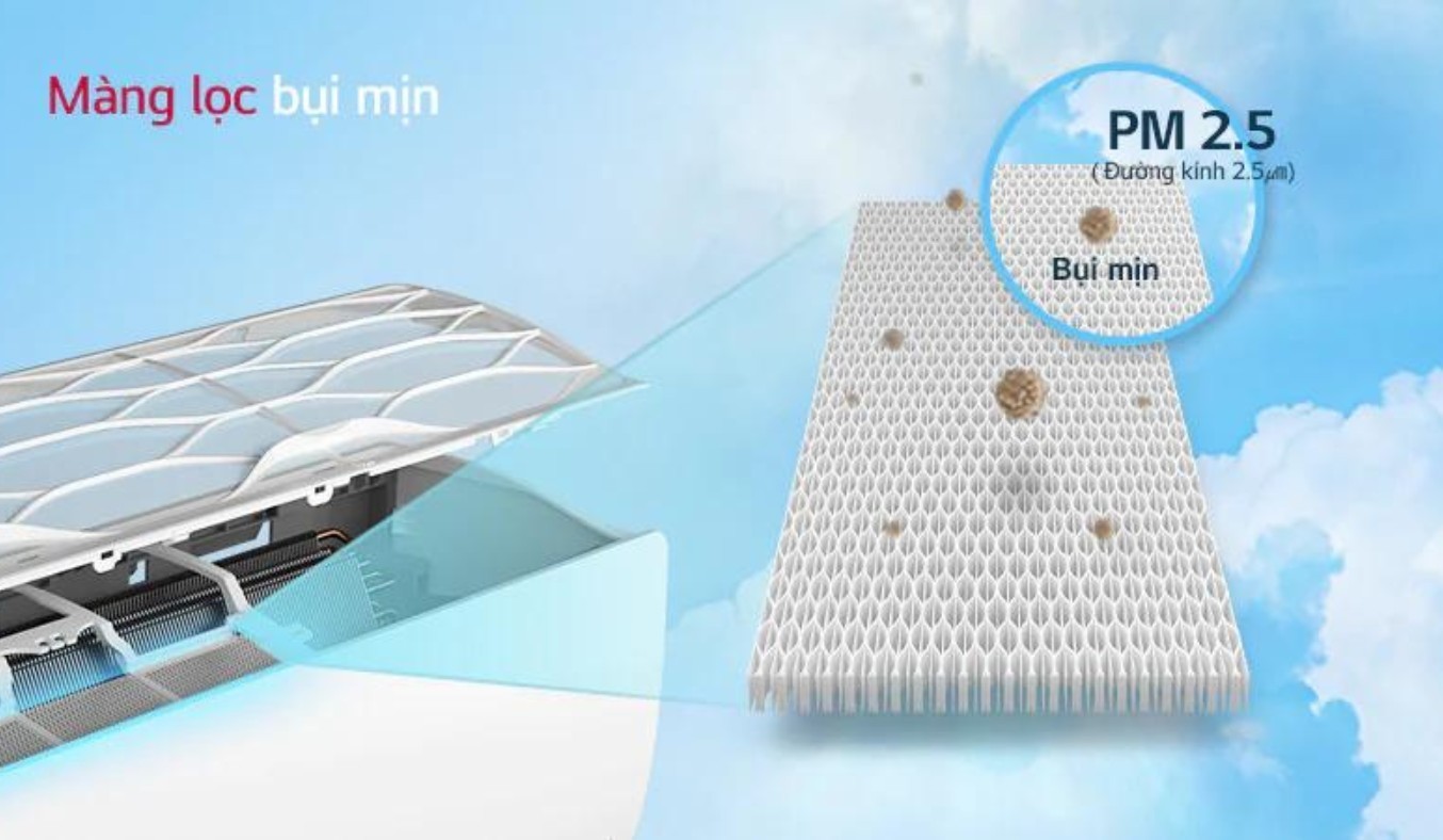 Máy lạnh LG Inverter 1 HP V10WIN1 bộ lọc PM2.5