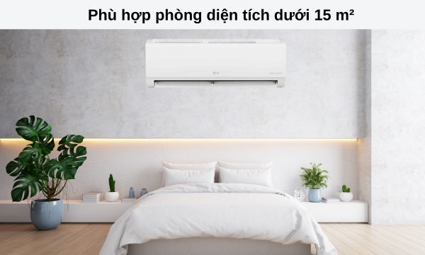 Máy lạnh LG Inverter 1 HP V10WIN1 thích hợp không gian dưới 15m²