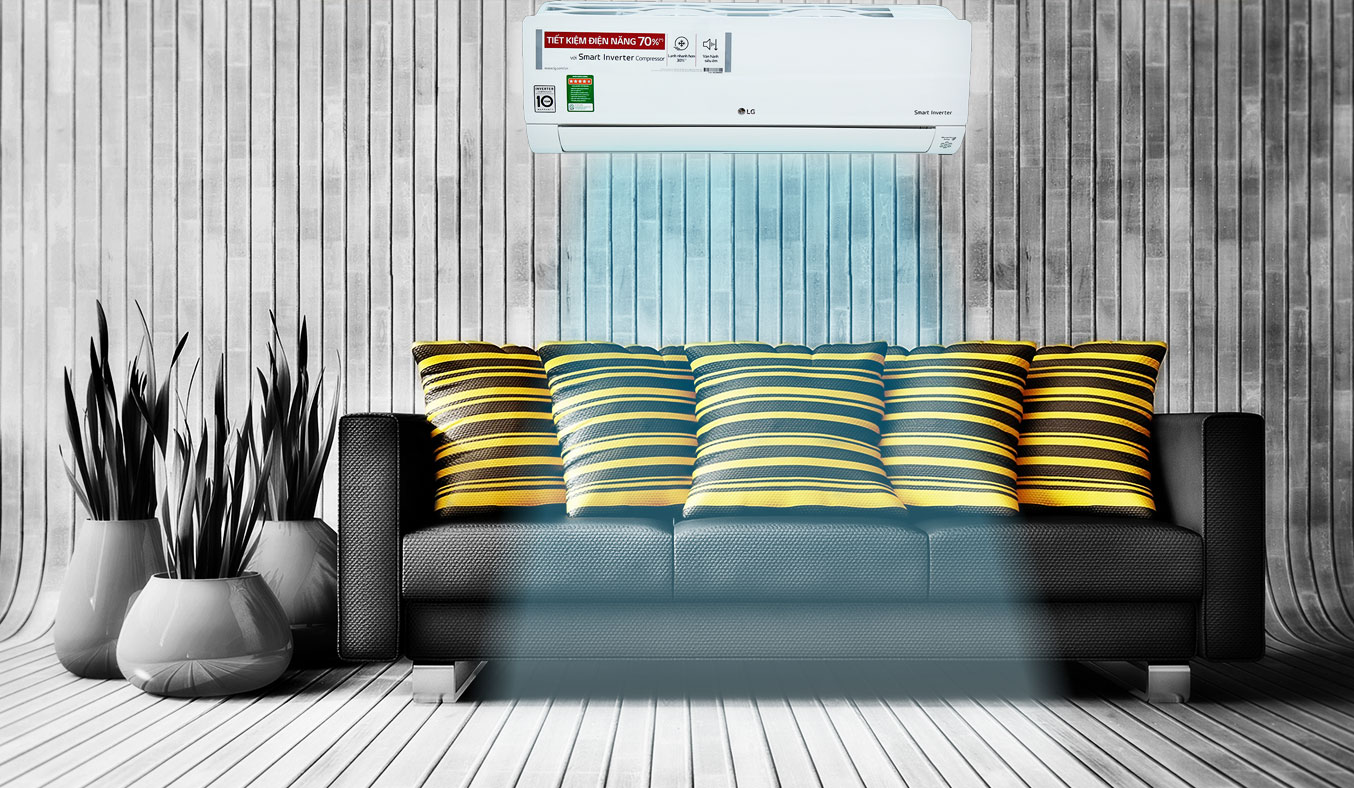 Máy lạnh LG V10APQ 1 HP hiện đại