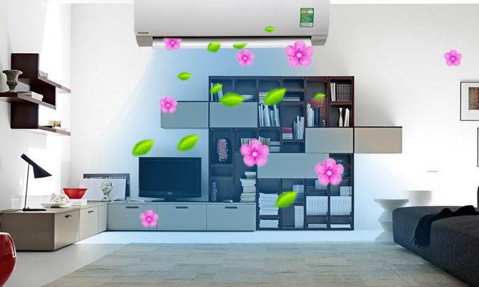 Máy lạnh Panasonic CU/CS-KC18QKH-8 khử mùi