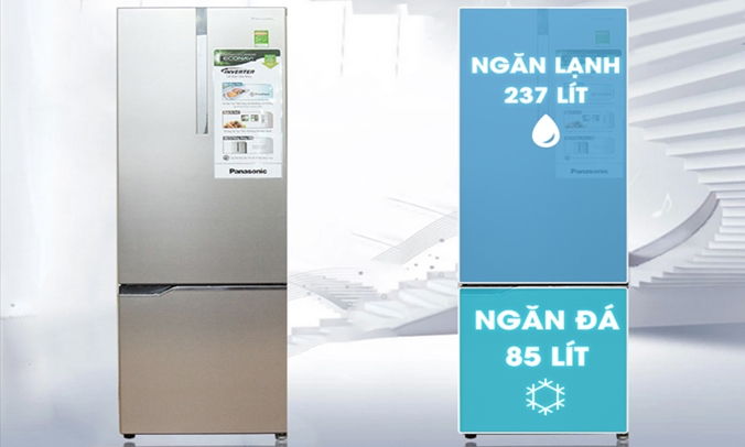 Tủ lạnh Panasonic NR-BV368XSVN dung tích 322 lít