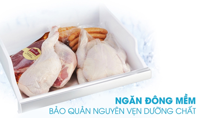 Tủ lạnh Panasonic NR-BV368XSVN cấp đông mềm