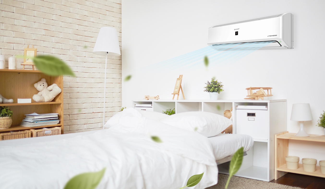 Máy lạnh Sharp Inverter 1 HP AH-XP10YHW - Công nghệ Inverter tiết kiệm điện