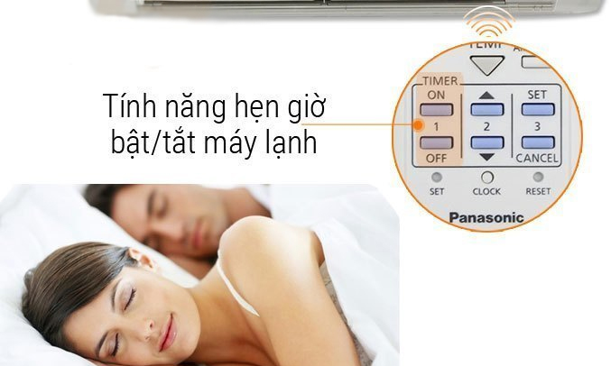 Máy lạnh Panasonic 1.5HP CU/CS-N12SKH-8 hẹn giờ thôn minh
