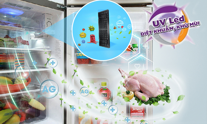 Tủ lạnh Aqua AQR-U185BN 180 lít giữ thực phẩm lâu hơn