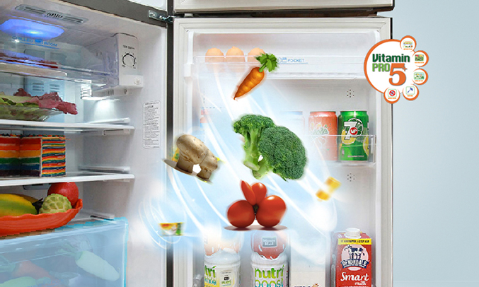 Tủ lạnh Aqua AQR-U185BN 180 lít duy trì độ ẩm