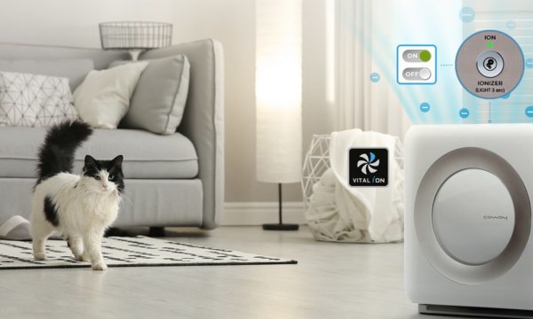 Máy lọc không khí Coway AP-1512HH Công nghệ Ion âm tăng cường