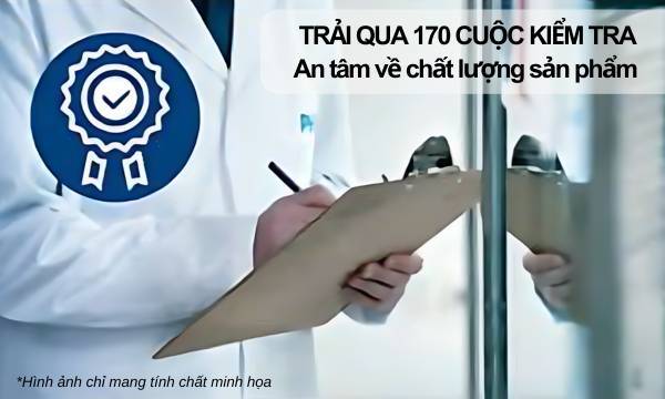 Máy lọc không khí Philips AC0850/20 Được kiểm tra kỹ lưỡng về chất lượng