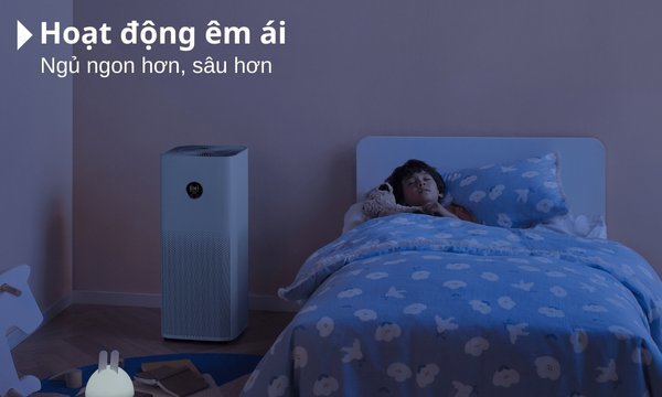 Máy lọc không khí Xiaomi Smart Air Purifier 4 Compact EU (BHR5860EU) Hoạt động êm ái