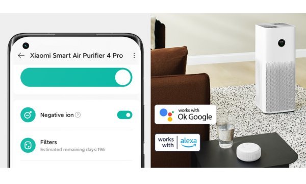 Máy lọc không khí Xiaomi Smart Air Purifier 4 Compact EU (BHR5860EU) Điều khiển từ xa mọi lúc mọi nơi