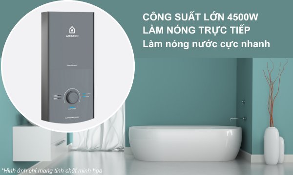 Máy nước nóng Ariston AURES Premium 4.5P Space