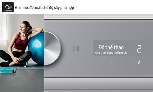 Máy sấy bơm nhiệt Samsung Inverter 9 kg DV90BB9440GHSV - Phân tích và đề xuất chế độ sấy 