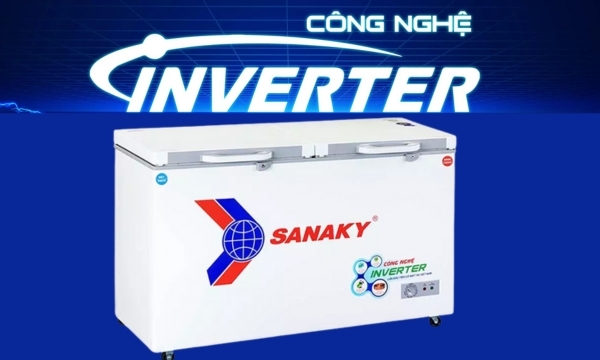 Tủ đông Sanaky Inverter 365 lít VH-5699W4K - tủ đông tiết kiệm điện