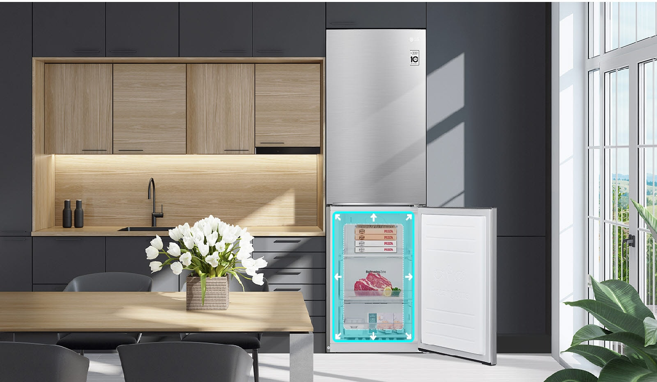 Tủ lạnh LG Inverter 306 Lít GR-B305PS - Thiết kế sang trọng, tiện ích đa dạng, phục vụ tối đa đời sống gia đình